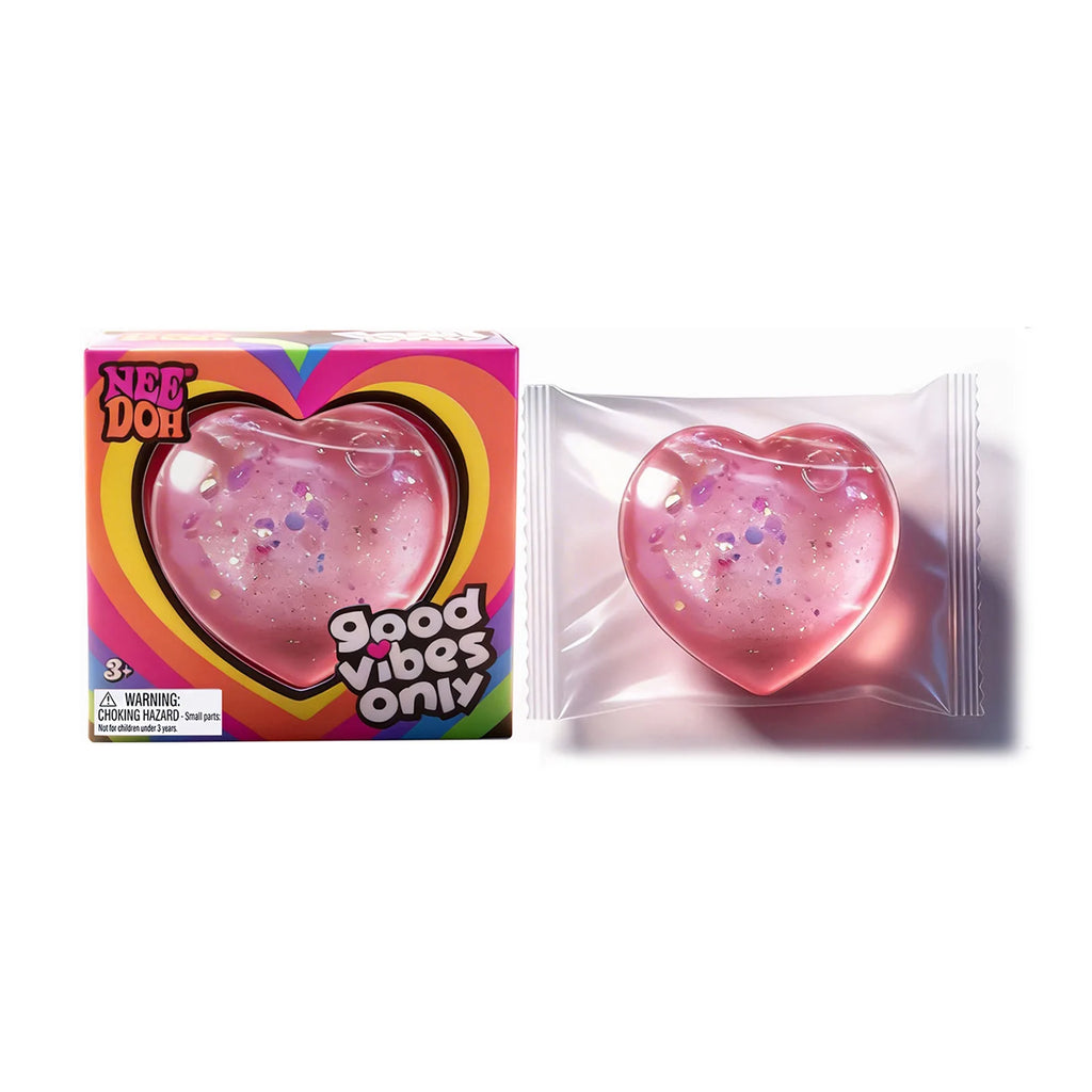 Heart-Shaped Squishy NeeDoh Type