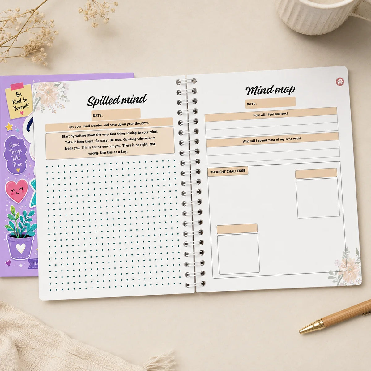 A5 Positive Mind Planner/Journal