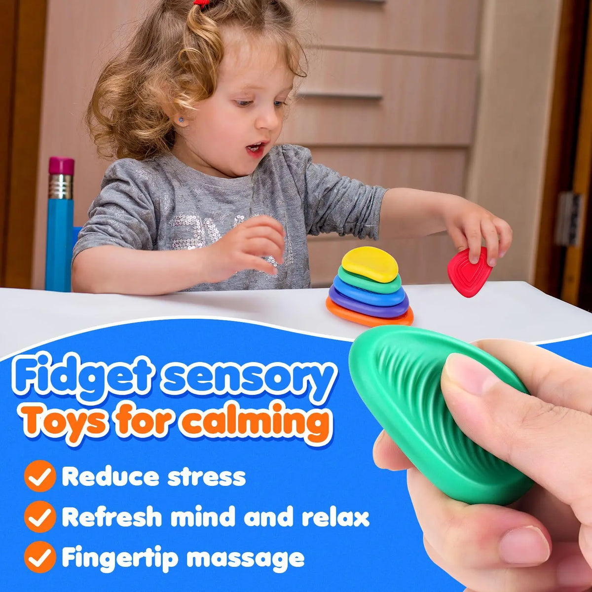 Worry Stone 6 Pack Fidget