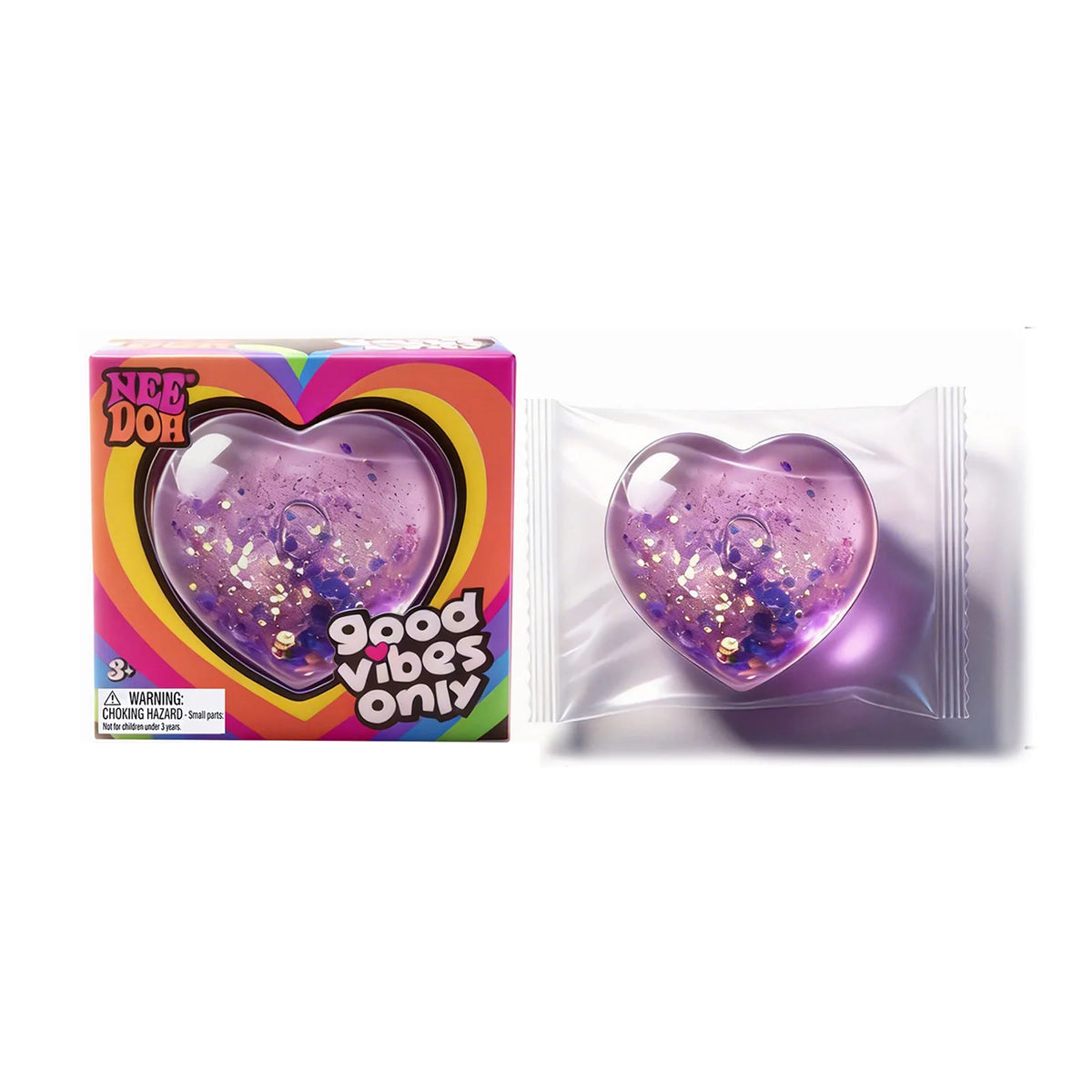Heart-Shaped Squishy NeeDoh Type
