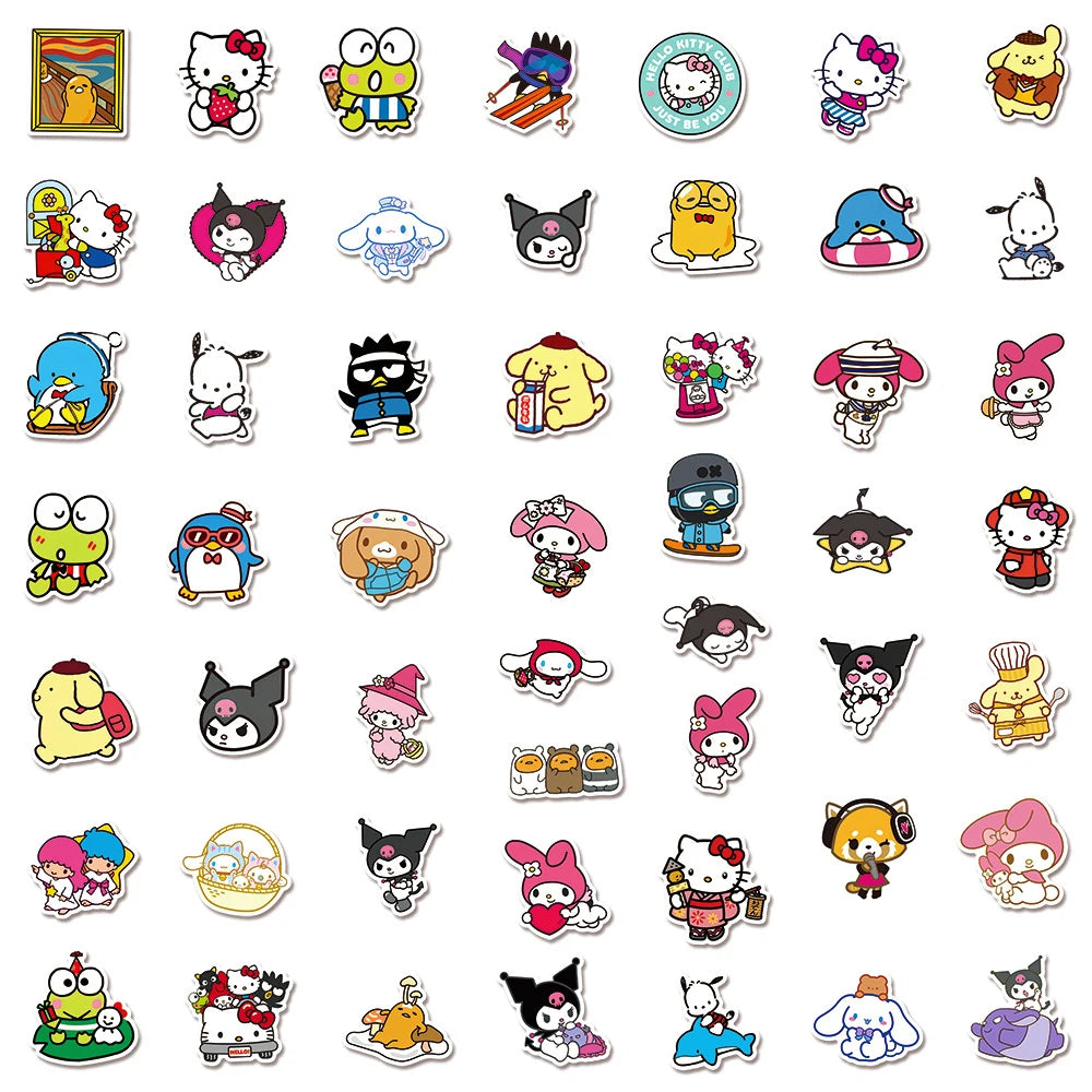 10/30/50/100pcs Kawaii Hello Kitty Stickers