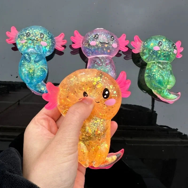 Colorful Axolotl Squishy