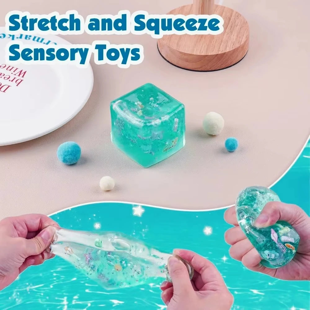 Squishy Stress Ball Cube