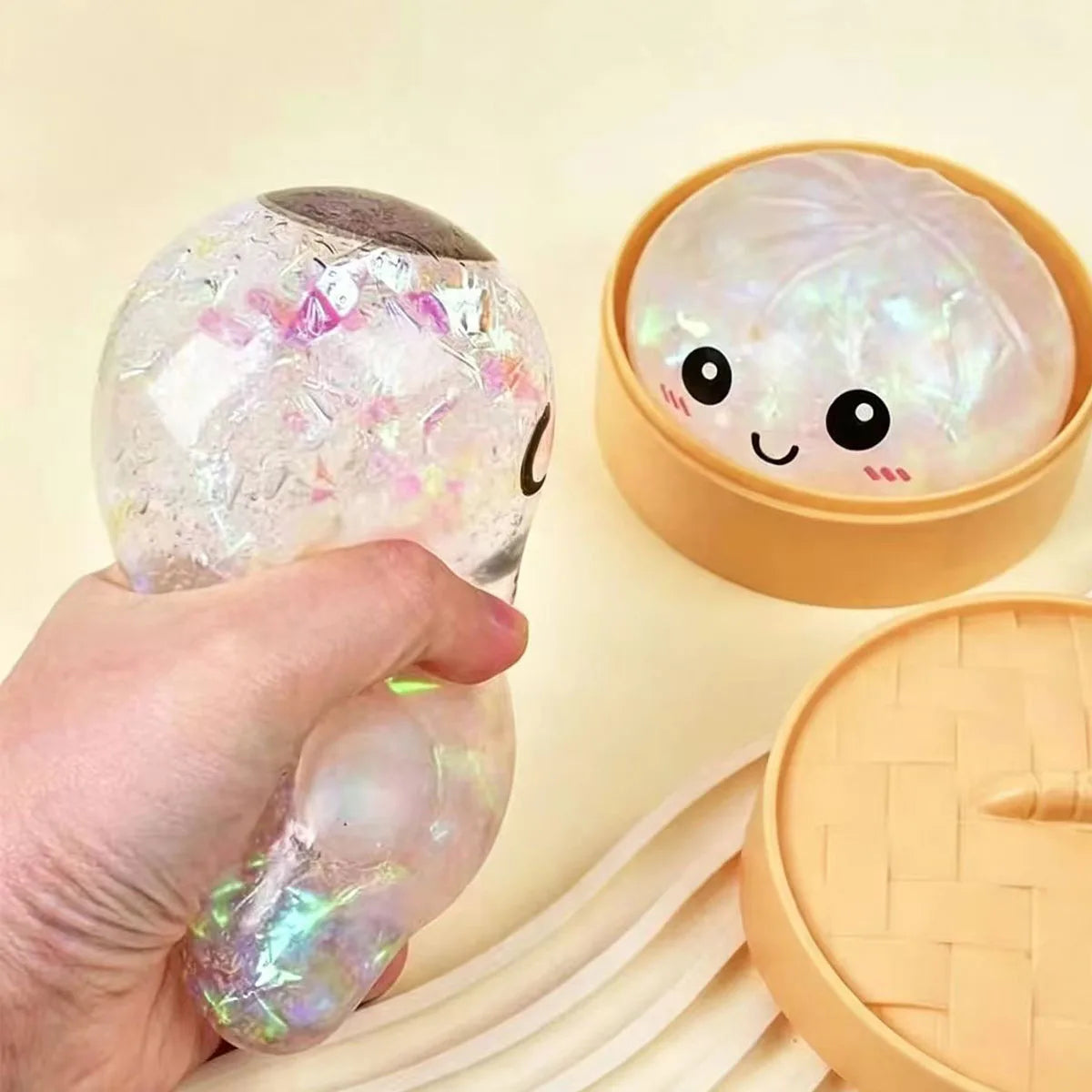 Squishy Glitter Dumpling