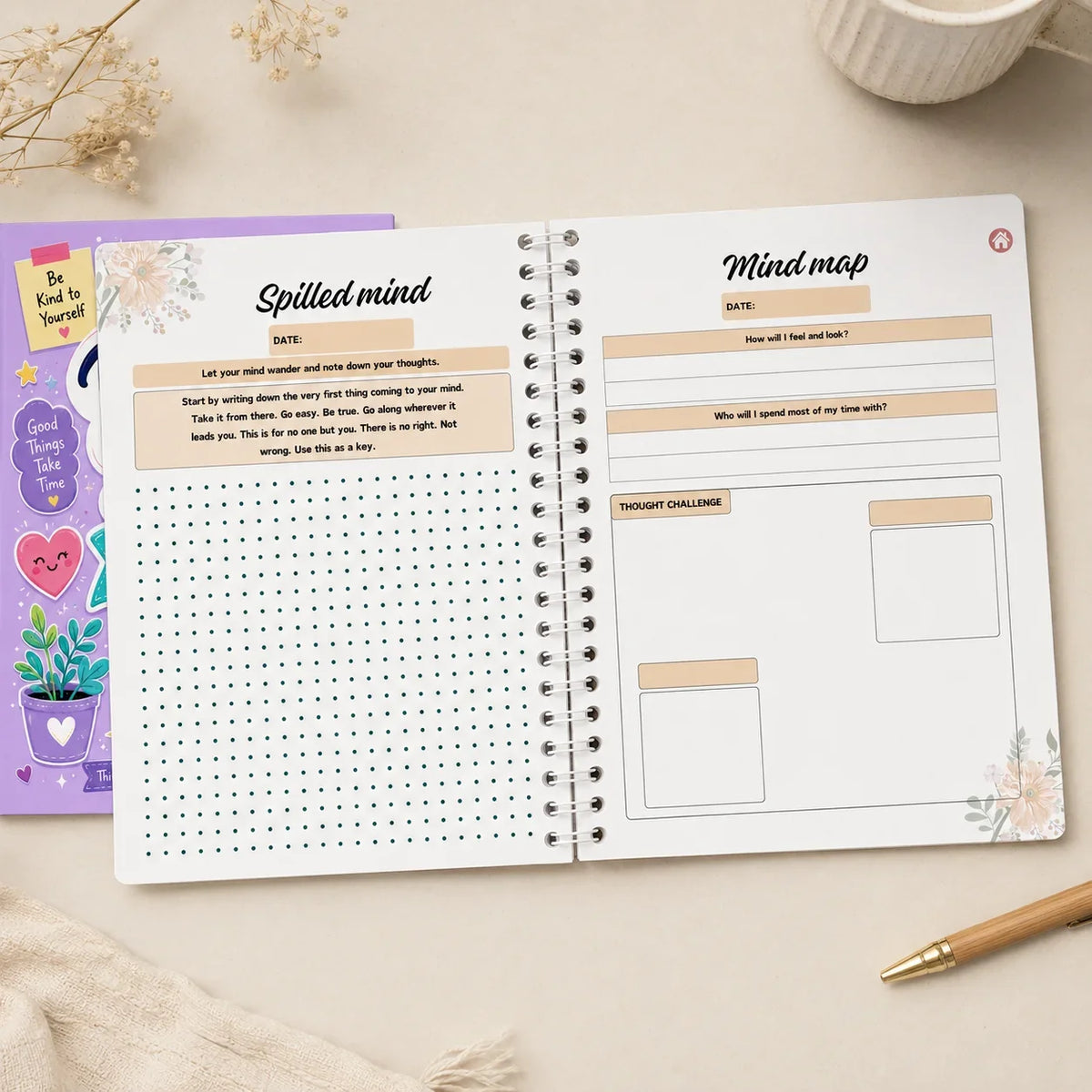 A5 Positive Mind Planner/Journal