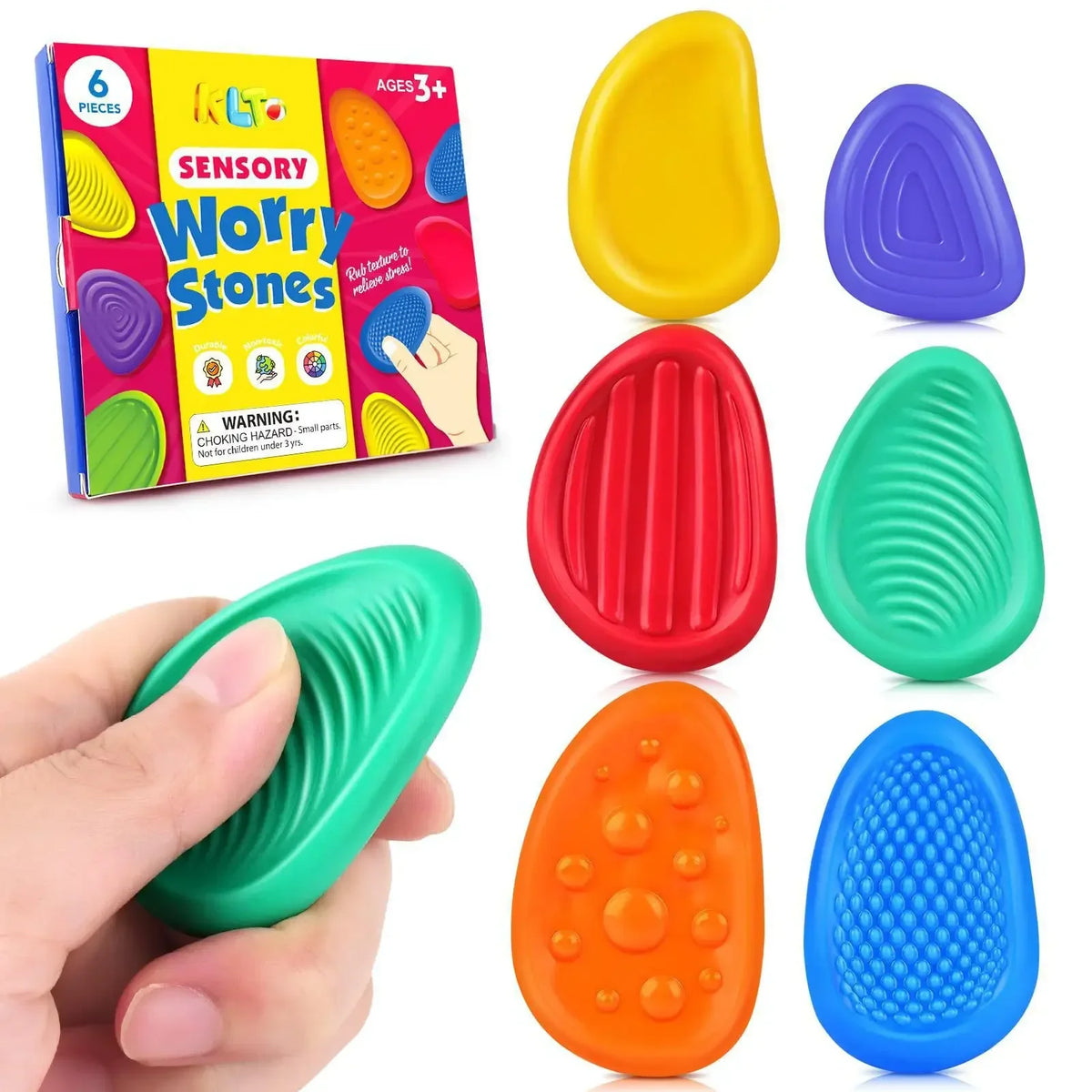 Worry Stone 6 Pack Fidget