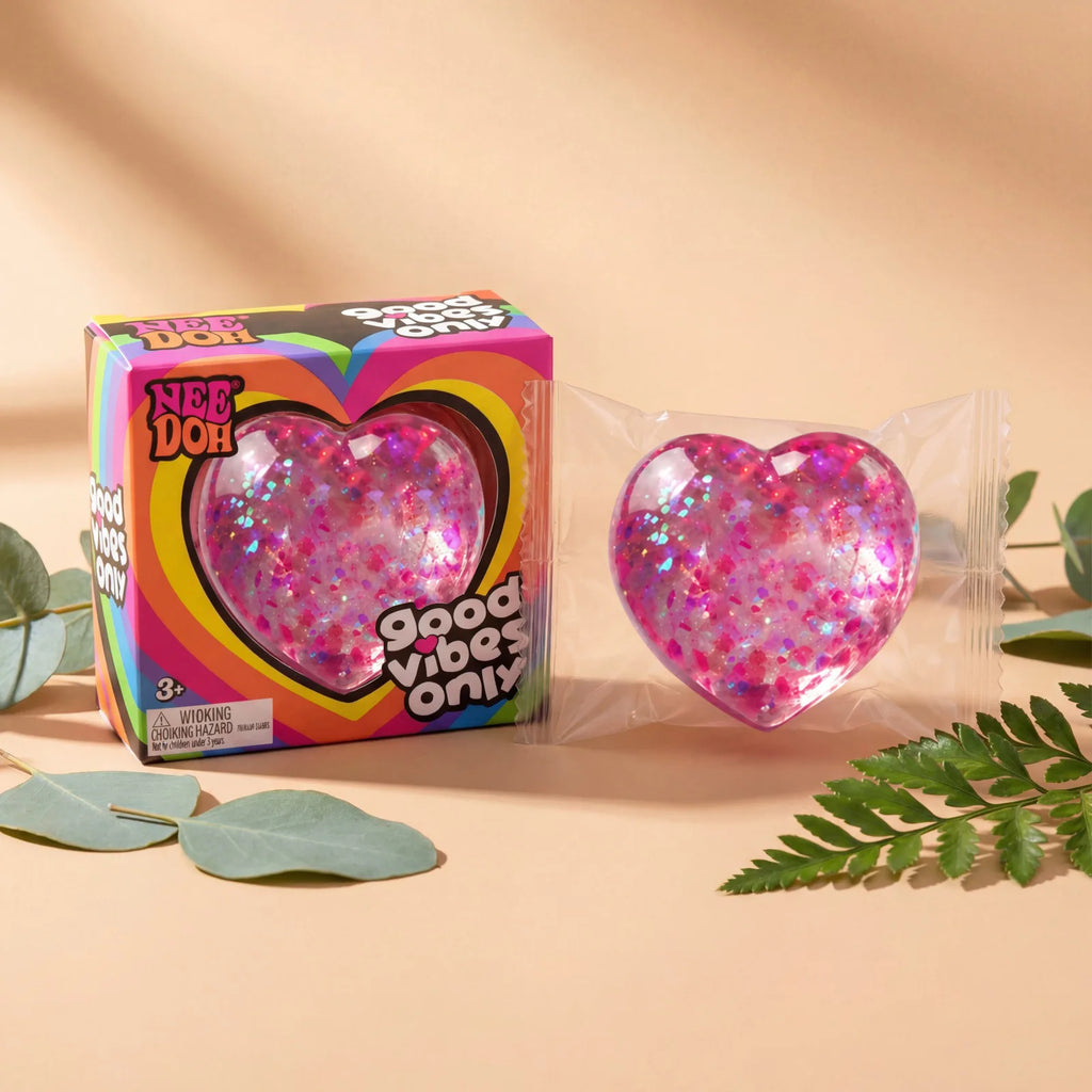 Heart-Shaped Squishy NeeDoh Type