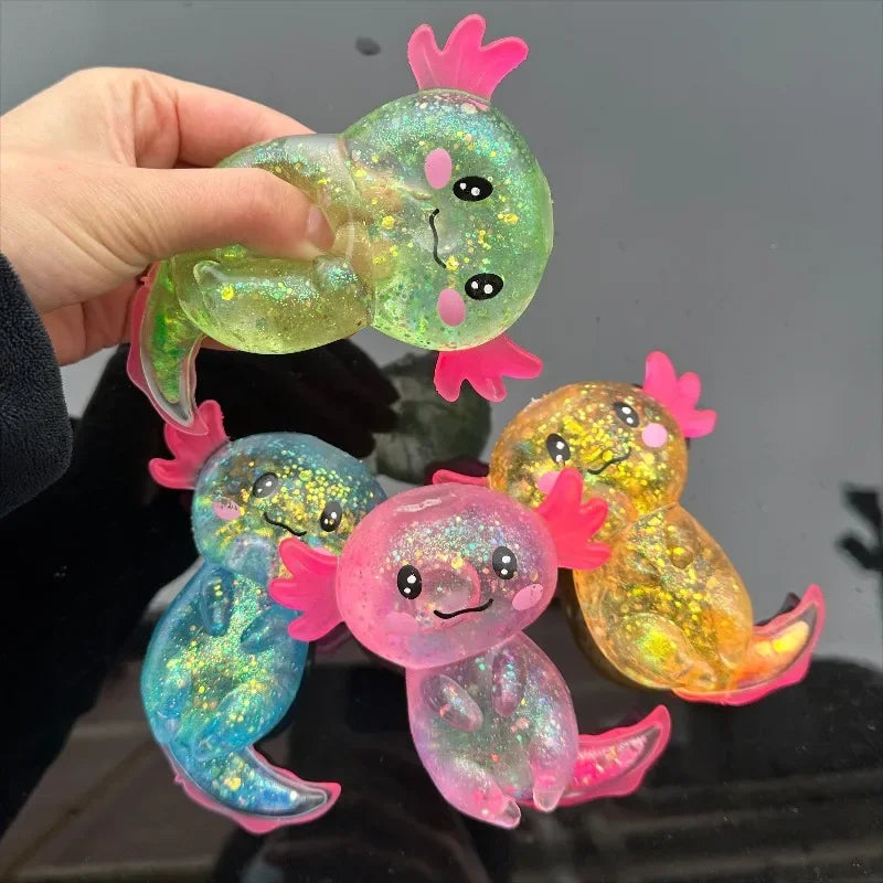 Colorful Axolotl Squishy