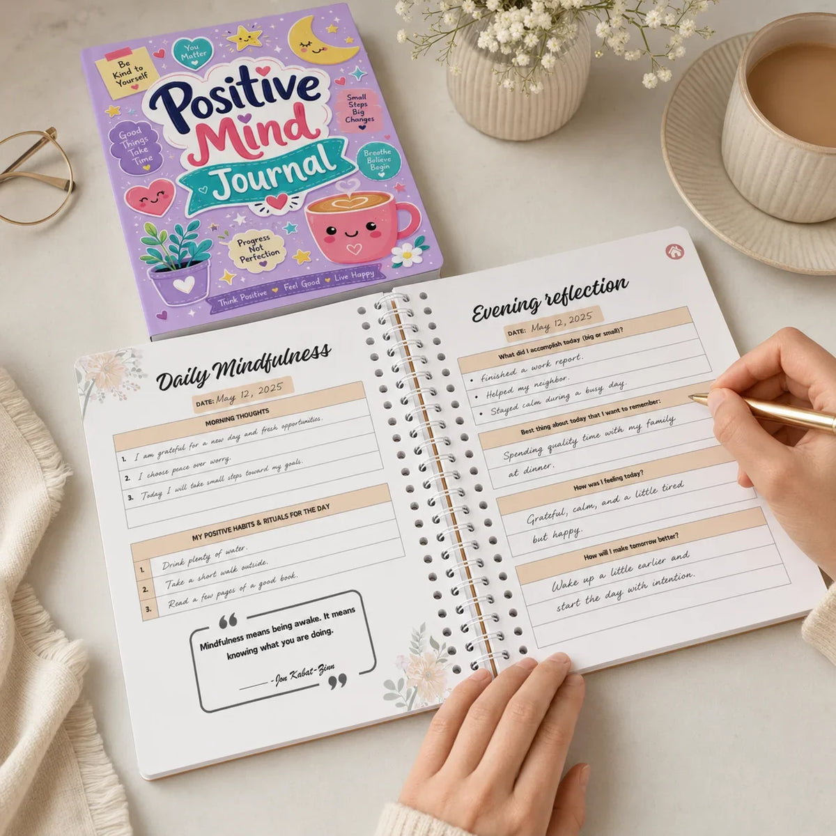 A5 Positive Mind Planner/Journal