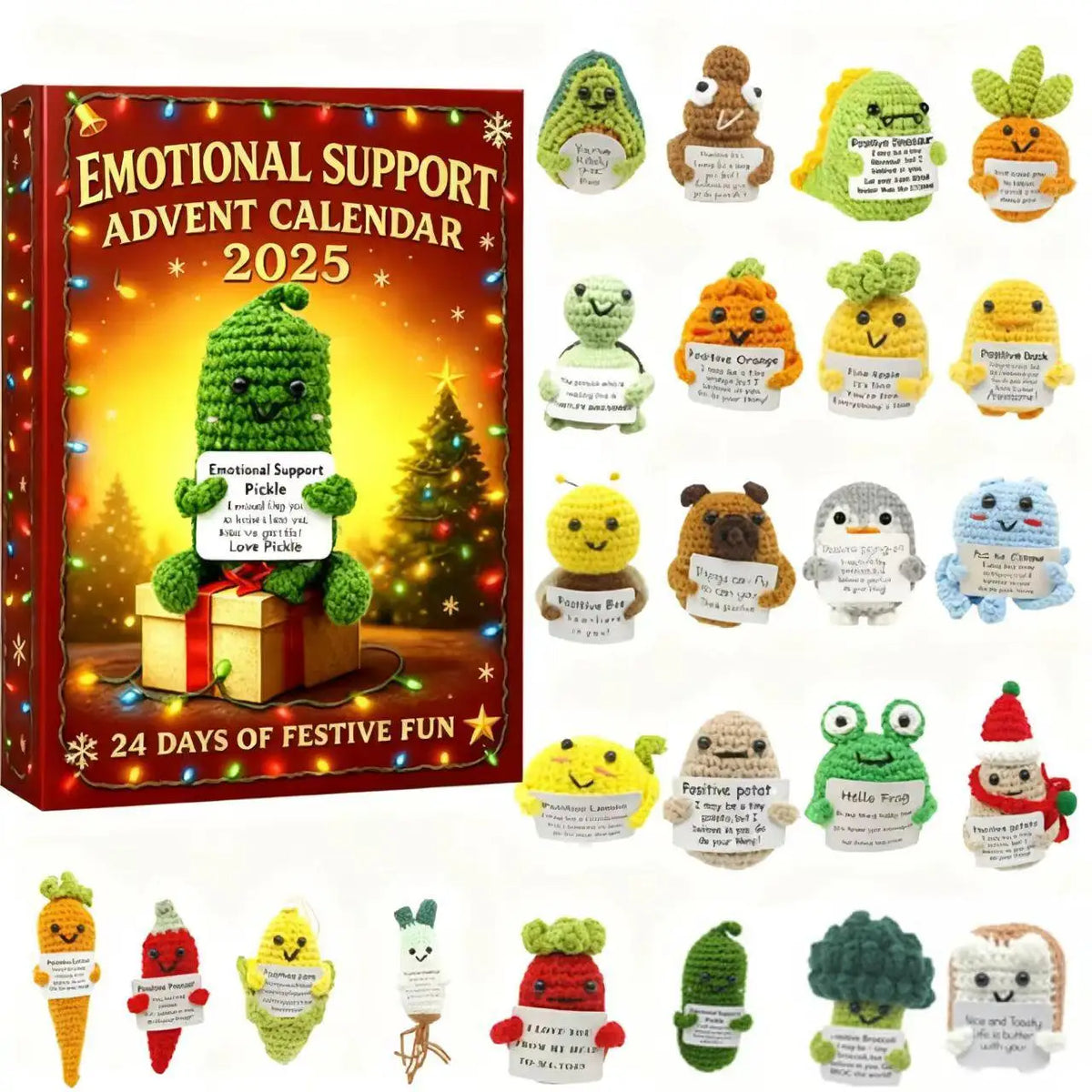 Advent Calendar 24 Days Countdown Emotional Support