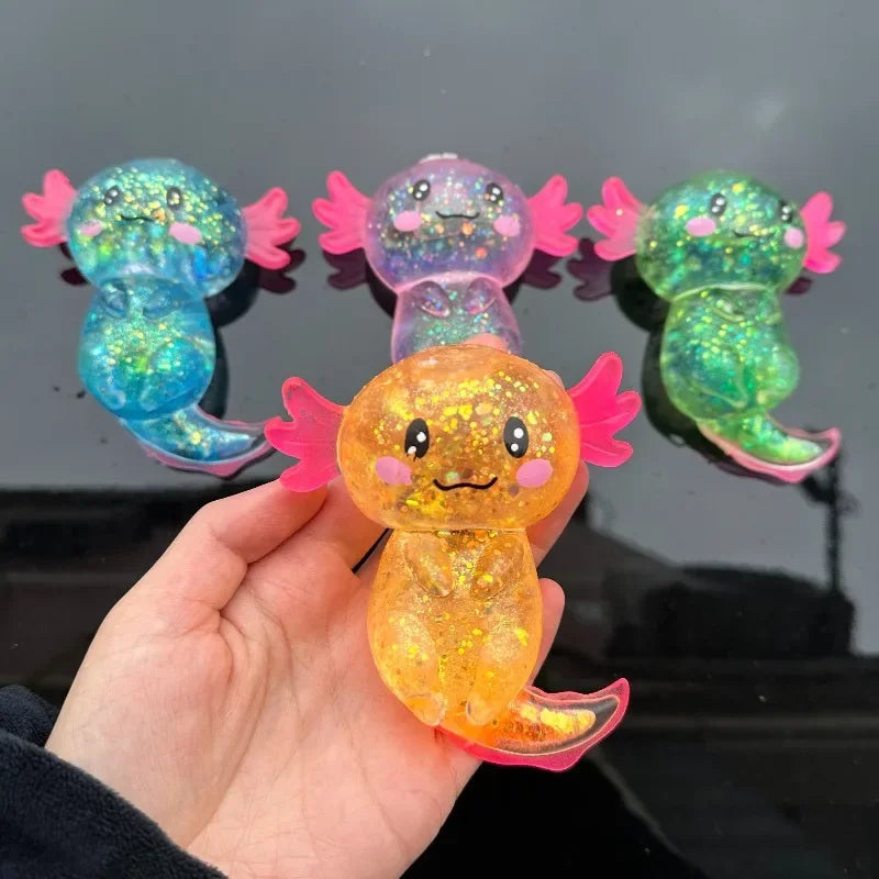 Colorful Axolotl Squishy