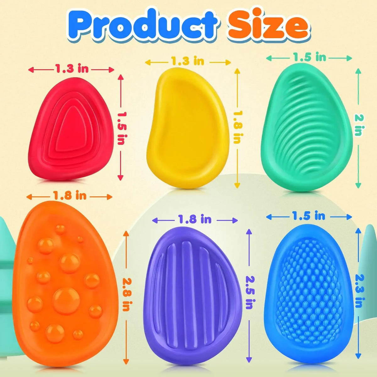 Worry Stone 6 Pack Fidget