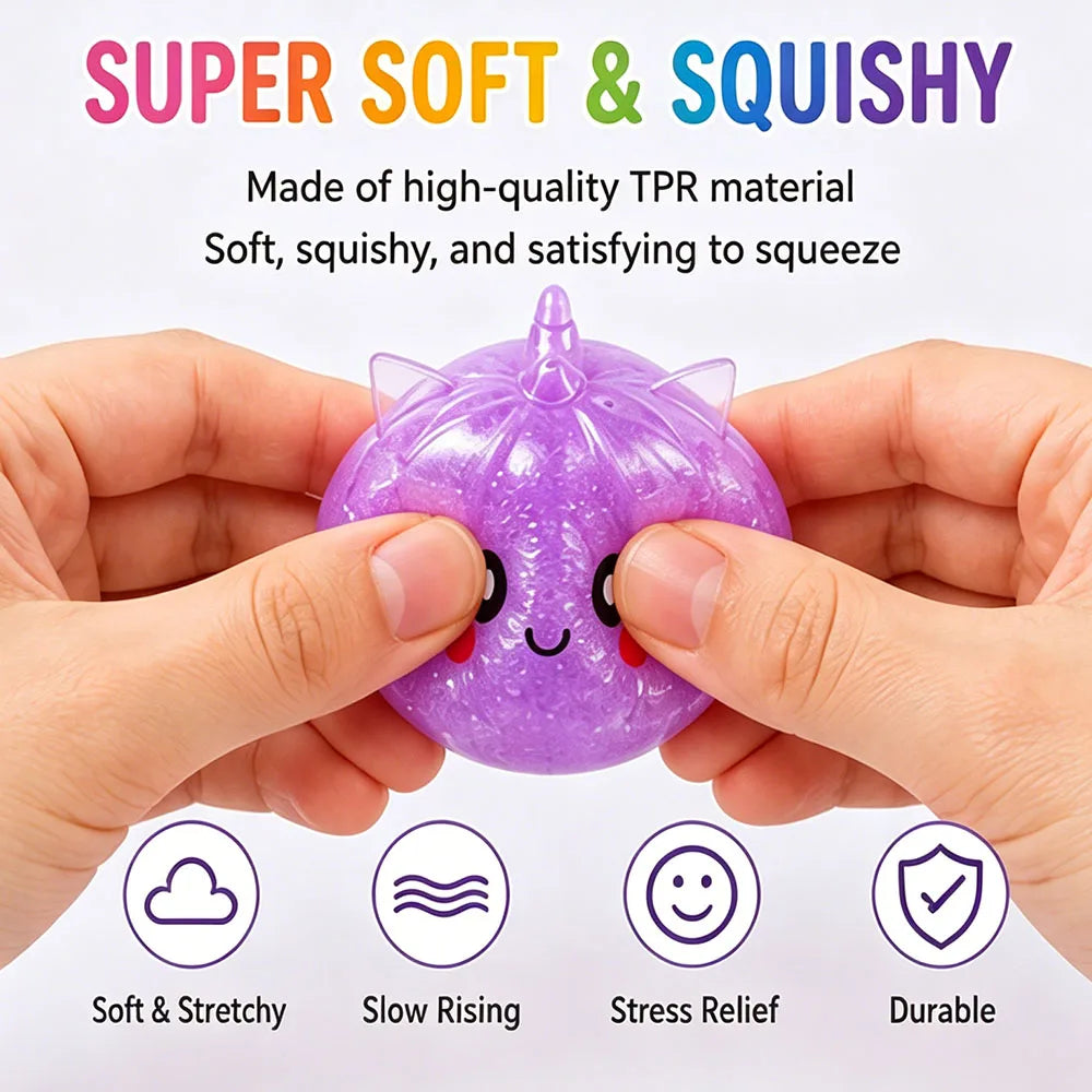 Mini Unicorn Bao Bun Squishy